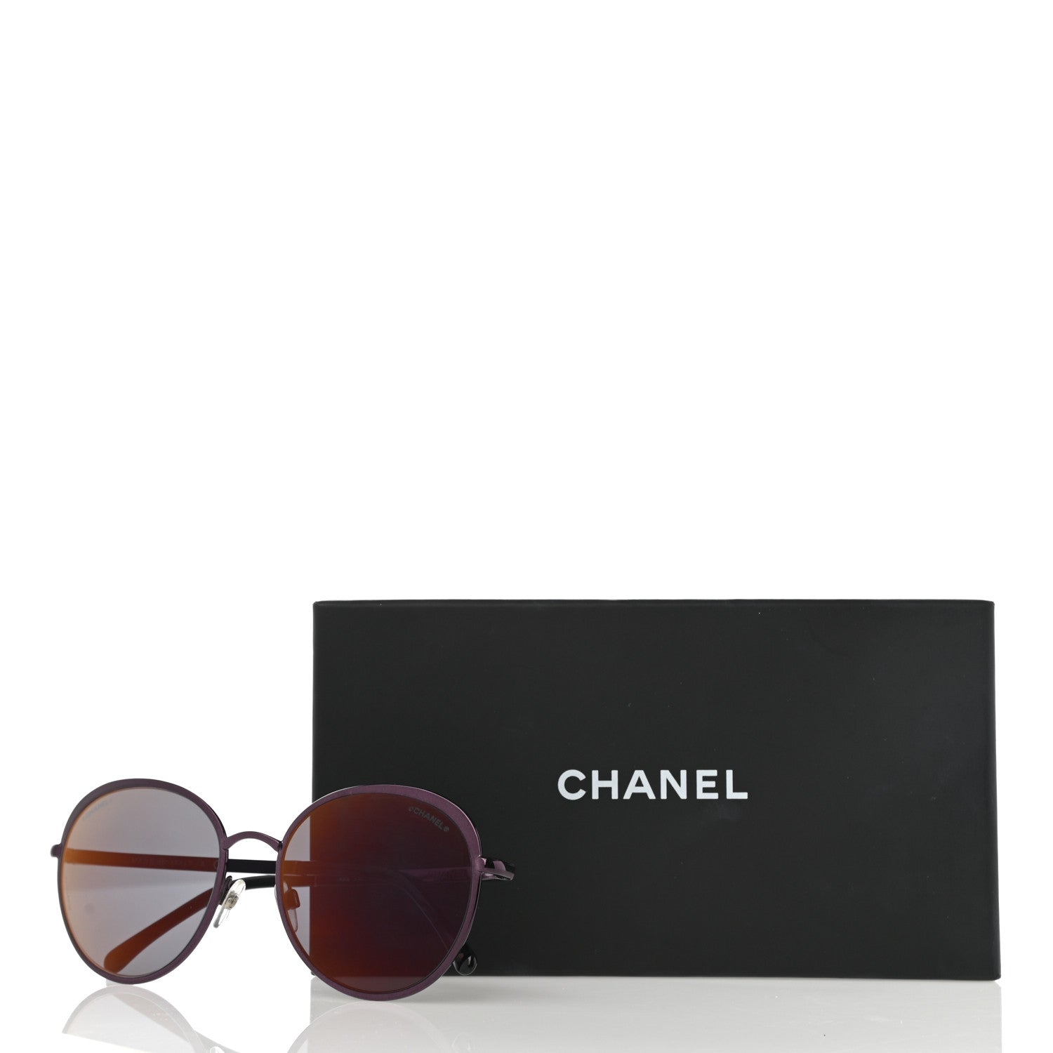 Chanel Round Spring Sunglasses 4206 Purple 8 of 8