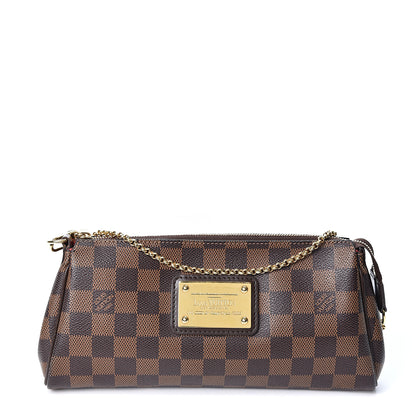 Louis Vuitton Damier Ebene Eva Clutch 1 of 9