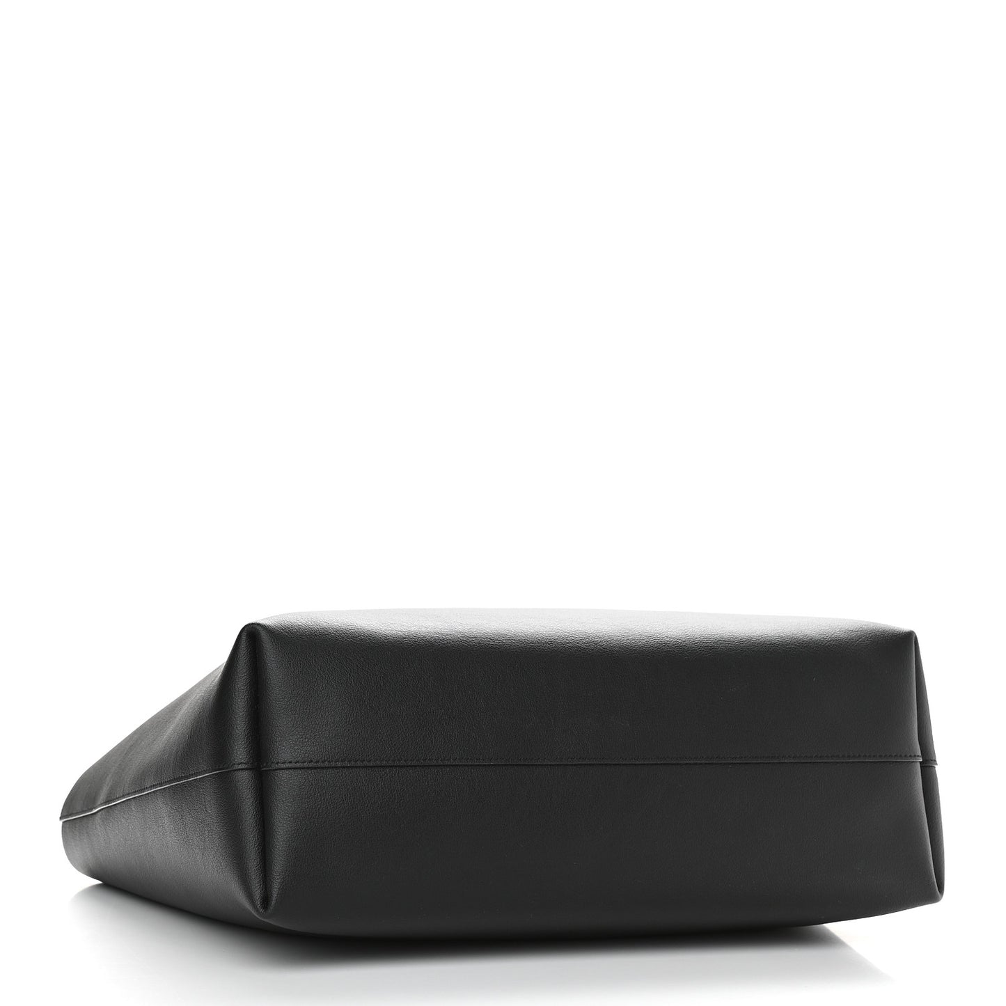 Calfskin Large Shopping Tote Black