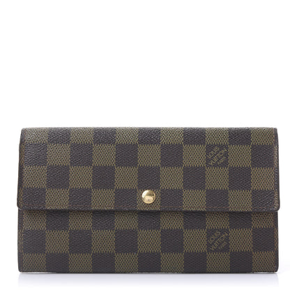 Louis Vuitton Damier Ebene Sarah Wallet 1 of 10