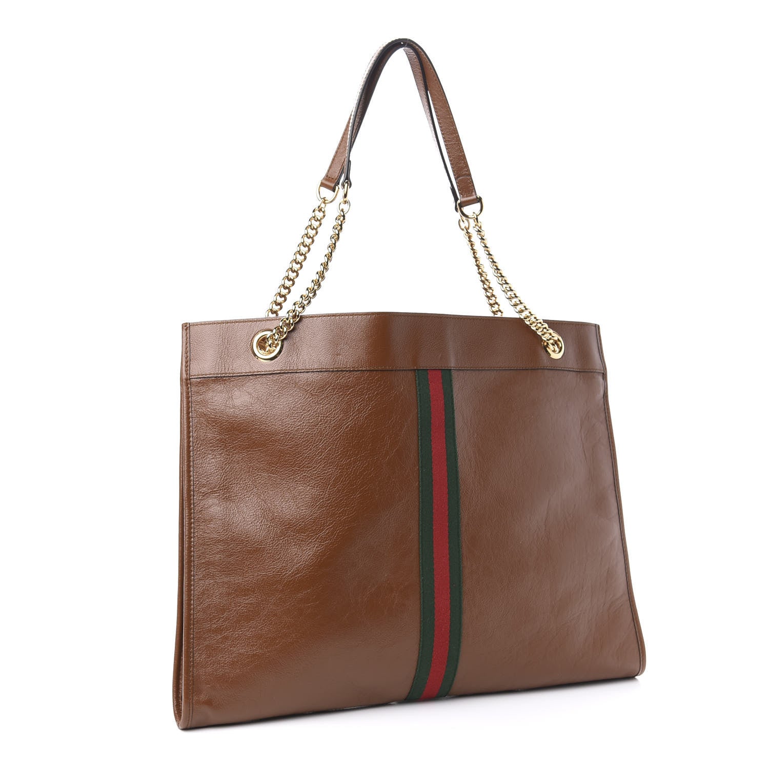 Gucci Calfskin Large Rajah Chain Tote Cuir 4 of 11