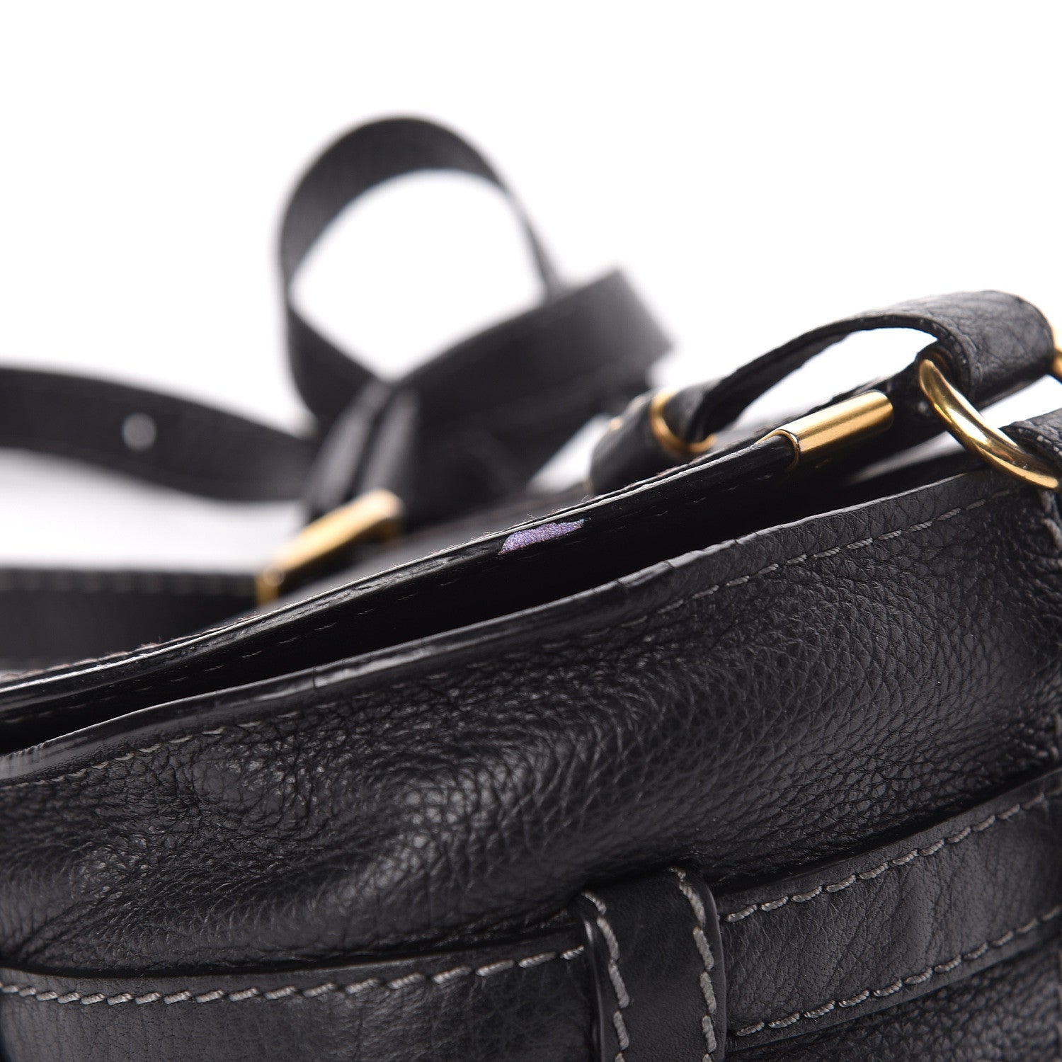 Chloe Calfskin Mini Marcie Round Crossbody Bag Black 11 of 11