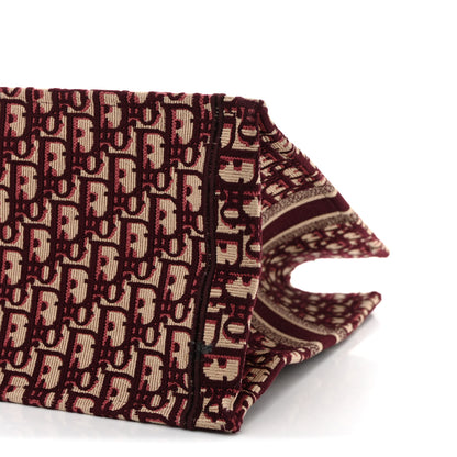 Christian Dior Oblique Large Book Tote Burgundy Multicolor 10 of 11