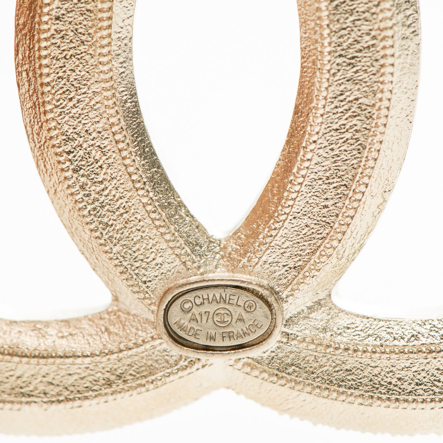 Pearl CC Brooch Light Gold