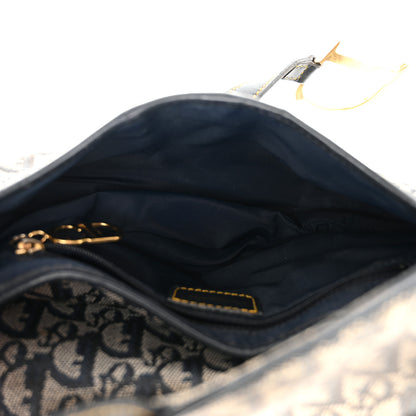 Christian Dior Monogram Saddle Bag Blue 5 of 10