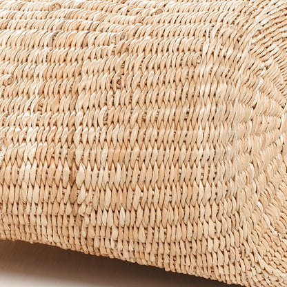 Loewe Calfskin Raffia Paulas Ibiza Small Shell Basket Tote Bag Natural Tan 9 of 10