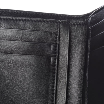 Saint Laurent Lambskin Matelasse Monogram Vicky Tri-Fold Wallet Black 8 of 11