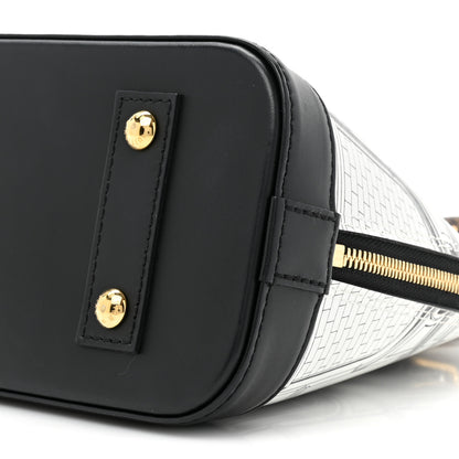Louis Vuitton X FORNASETTI Calfskin Architettura Alma BB Black White 7 of 8