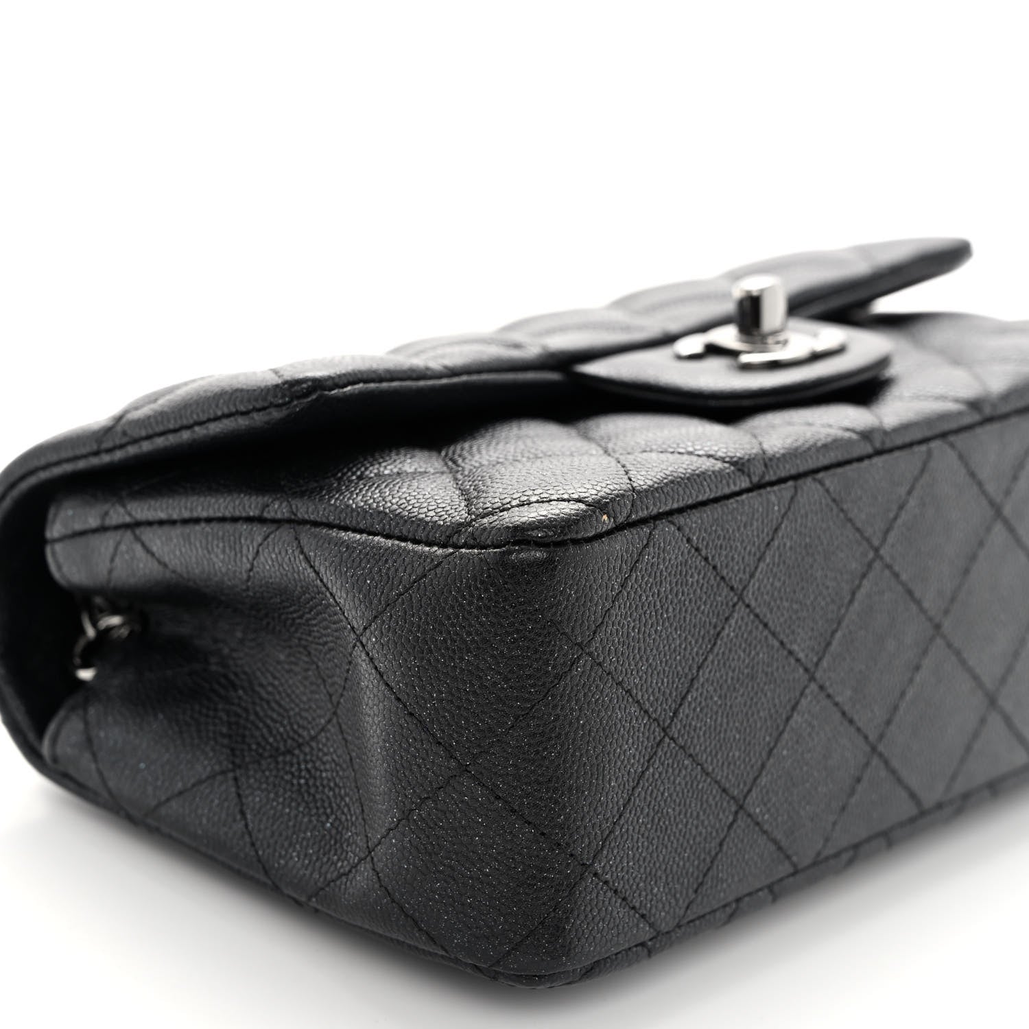 Chanel Caviar Quilted Mini Rectangular Flap Black 8 of 10
