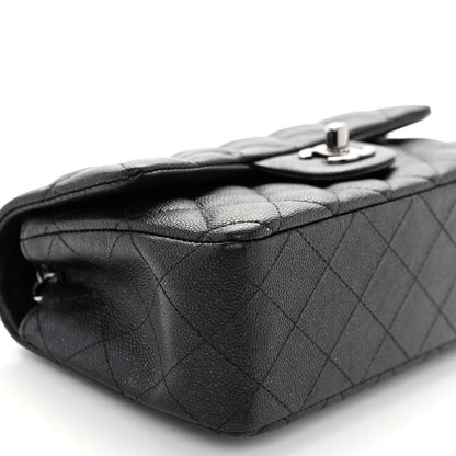 Chanel Caviar Quilted Mini Rectangular Flap Black 8 of 10