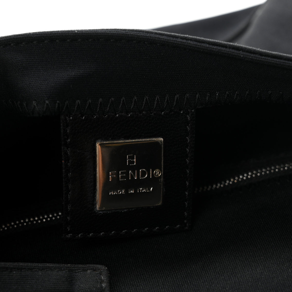 Fendi Neoprene Baguette Black 6 of 10