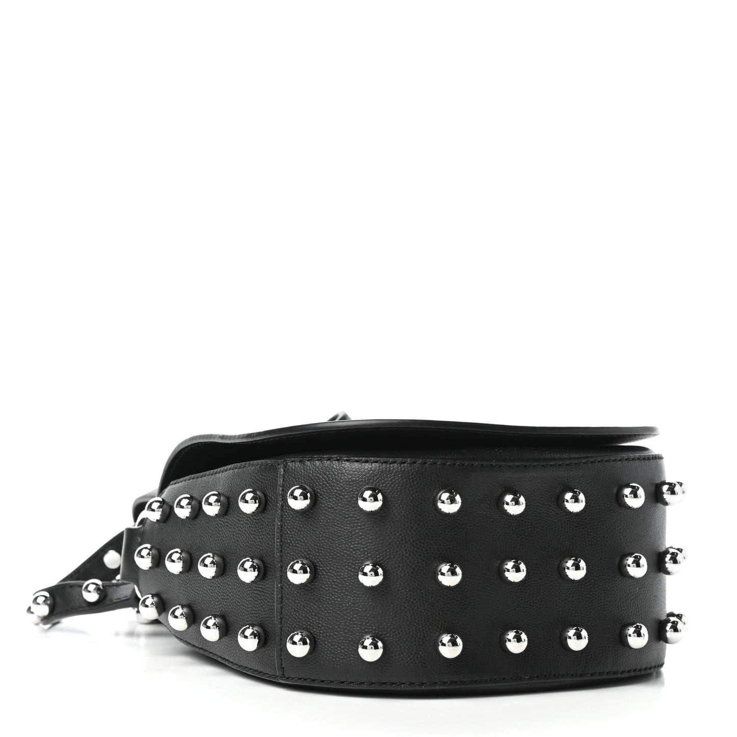 Calfskin Mini Lia Black Rhodium Hardware