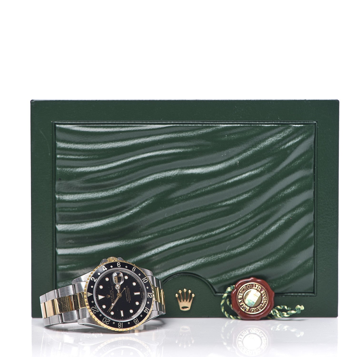Rolex Stainless Steel 18K Yellow Gold 40mm GMT-Master II Oyster Perpetual Date Watch 16713 6 of 6