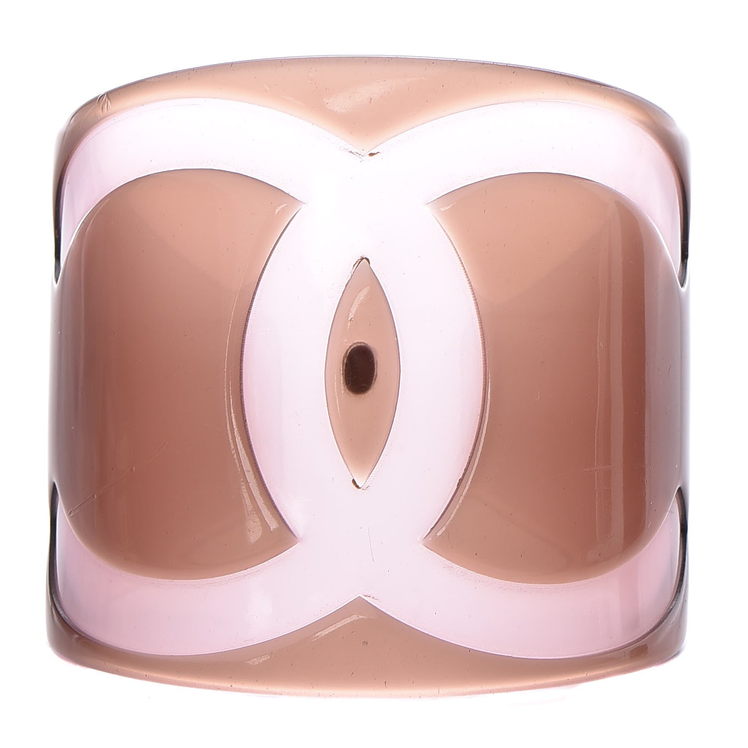 Chanel Resin CC Wide Cuff 1 of 4