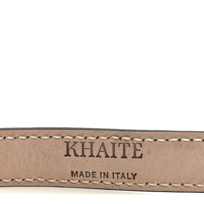 Khaite Calfskin Julius Belt 70 28 Black 5 of 7