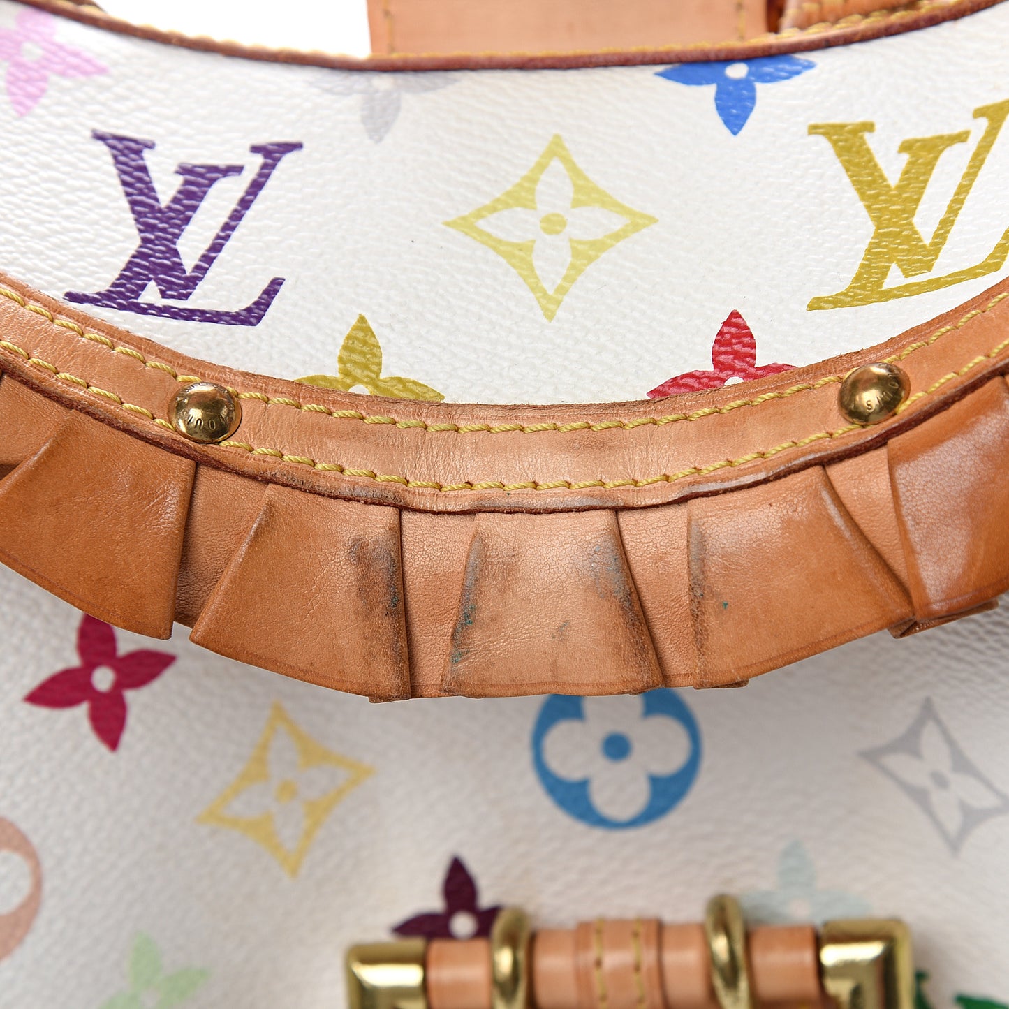 Monogram Multicolor Leonor White