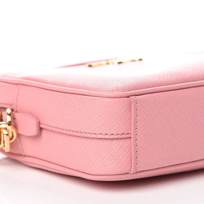 Prada Saffiano Mini Camera Crossbody Bag Petalo 7 of 8