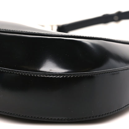 Prada Spazzolato Large Cleo Adjustable Strap Shoulder Bag Black 9 of 9