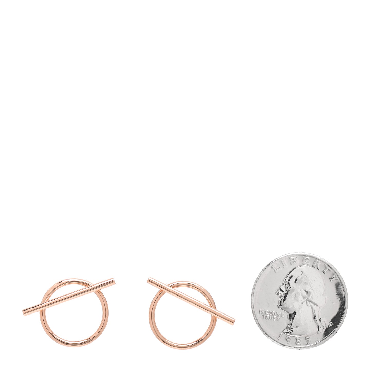 18K Rose Gold MM Echappee Earrings