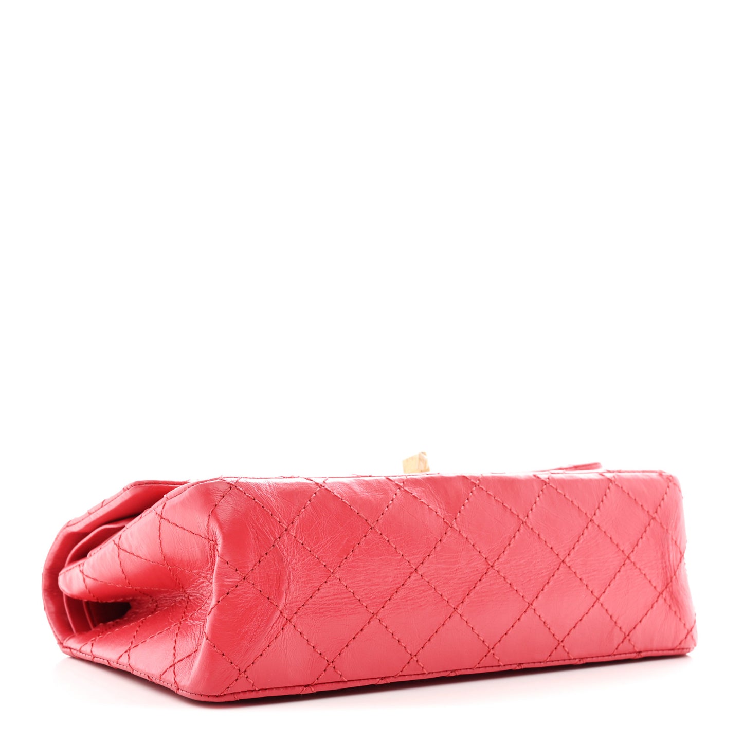 Aged Calfskin Quilted 2.55 Reissue 225 Flap Red