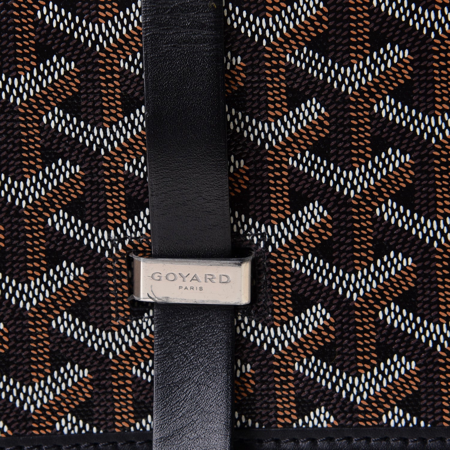 Goyard Goyardine Belvedere II MM Messenger Bag Black 8 of 8