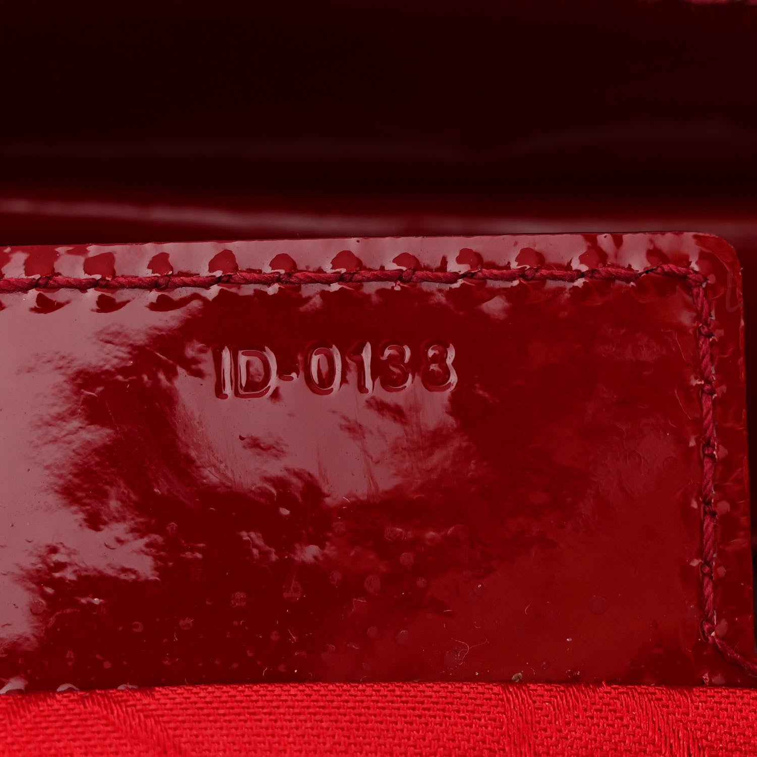 Christian Dior Patent Cannage Medium Lady Dior Red 6 of 9