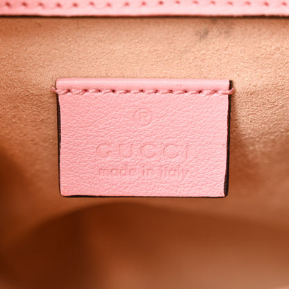 Gucci Wonka Grain Calfskin Mini Diana Tote Bag Wild Rose Fuxia Fluo 6 of 10