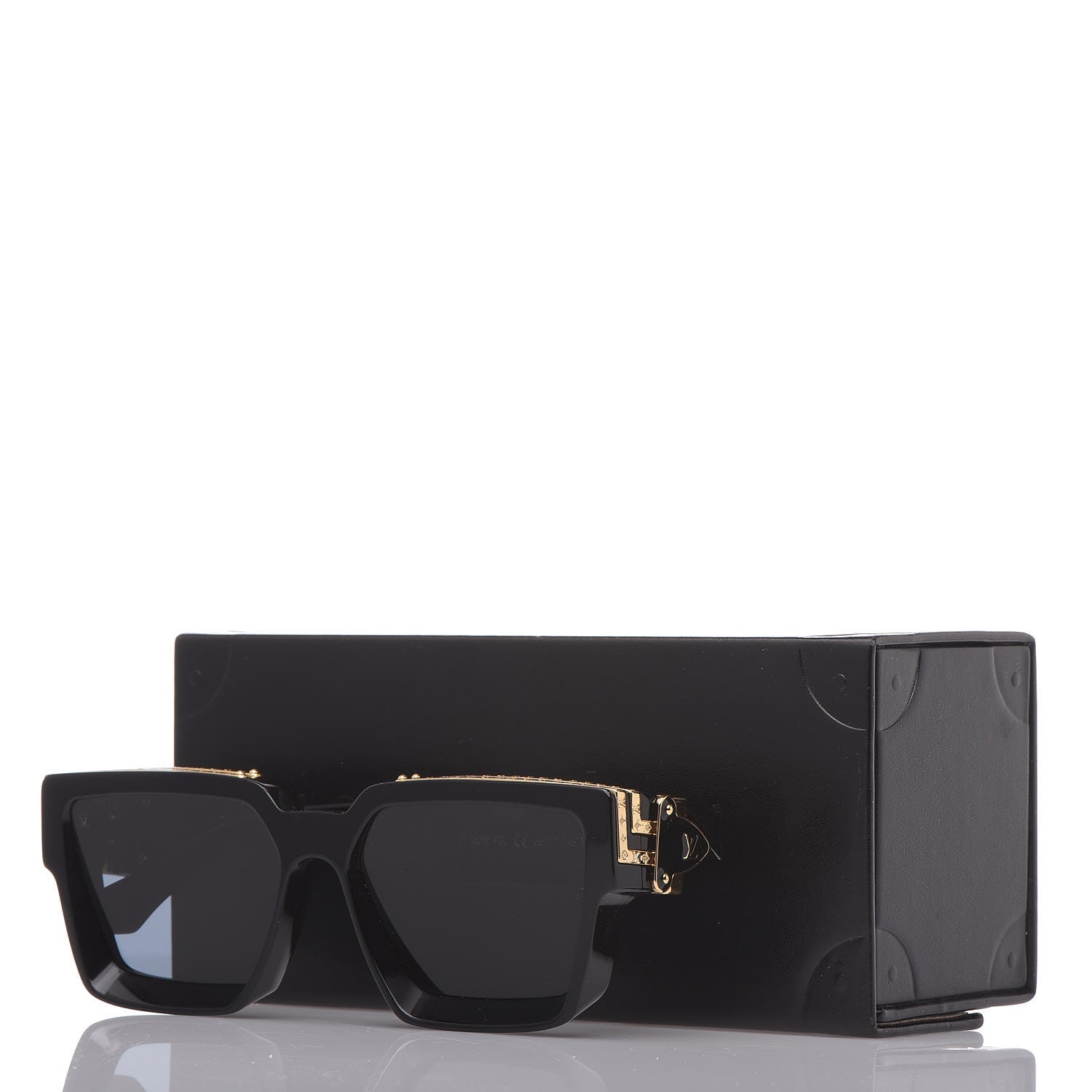 Louis Vuitton Acetate 1.1 Millionaires Sunglasses Z1165W Black 8 of 8