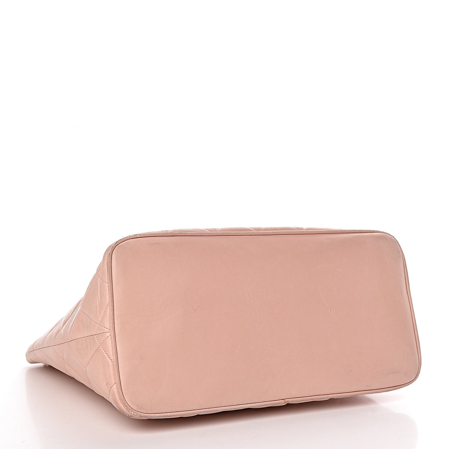 Lambskin Quilted Medallion Tote Pink