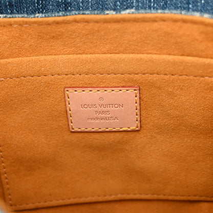 Louis Vuitton Monogram Denim Mini Pleaty Blue 6 of 9