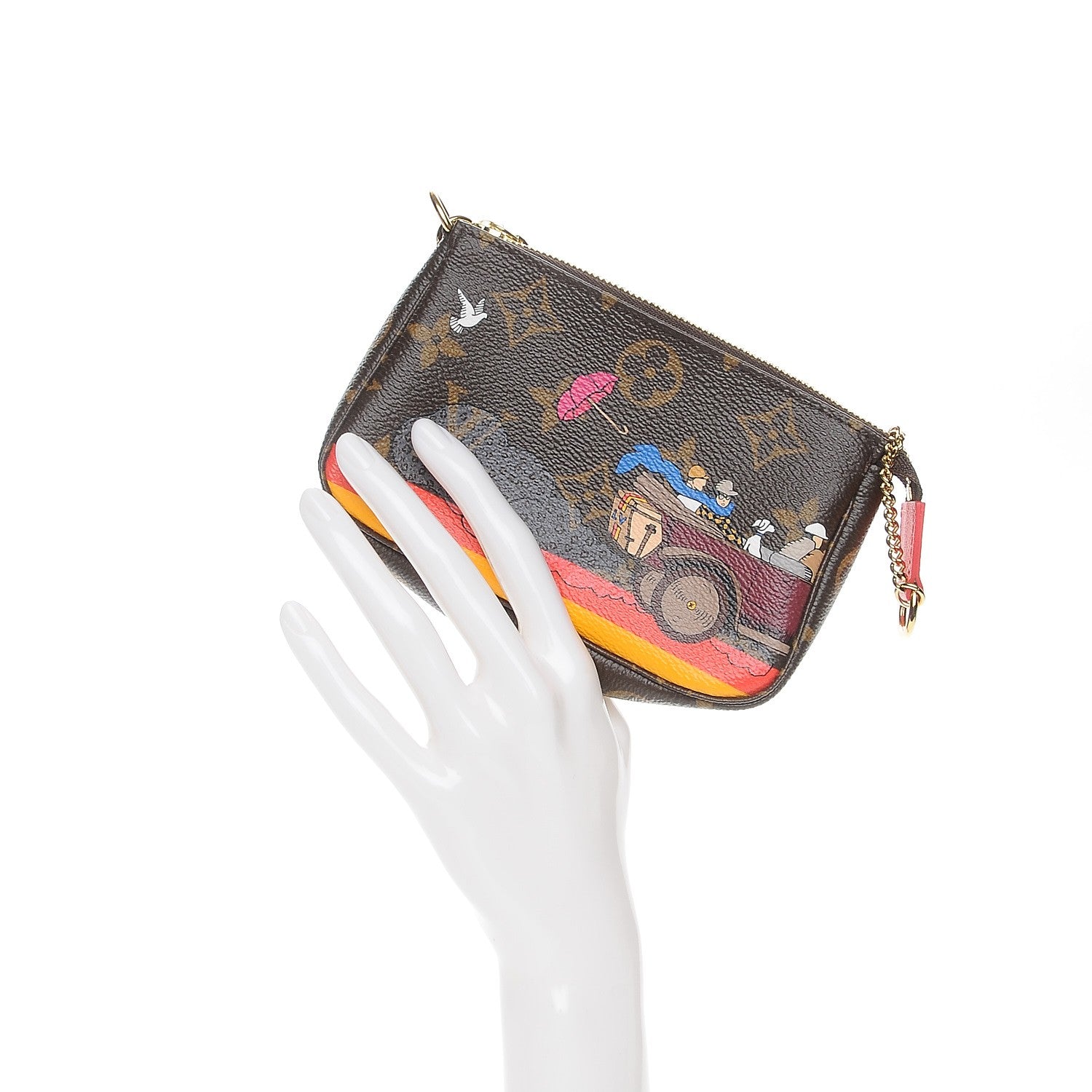 Louis Vuitton Monogram 2015 Christmas Animation Mini Pochette Accessories 2 of 8