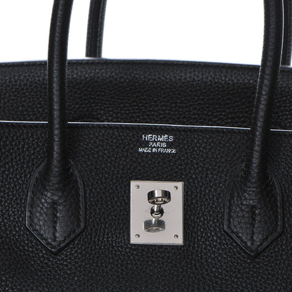 Hermes Taurillon Clemence Birkin 35 Black 18 of 24