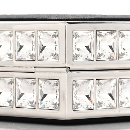 Judith Leiber Crystal Trim Satin Evening Bag Clutch Black 11 of 11