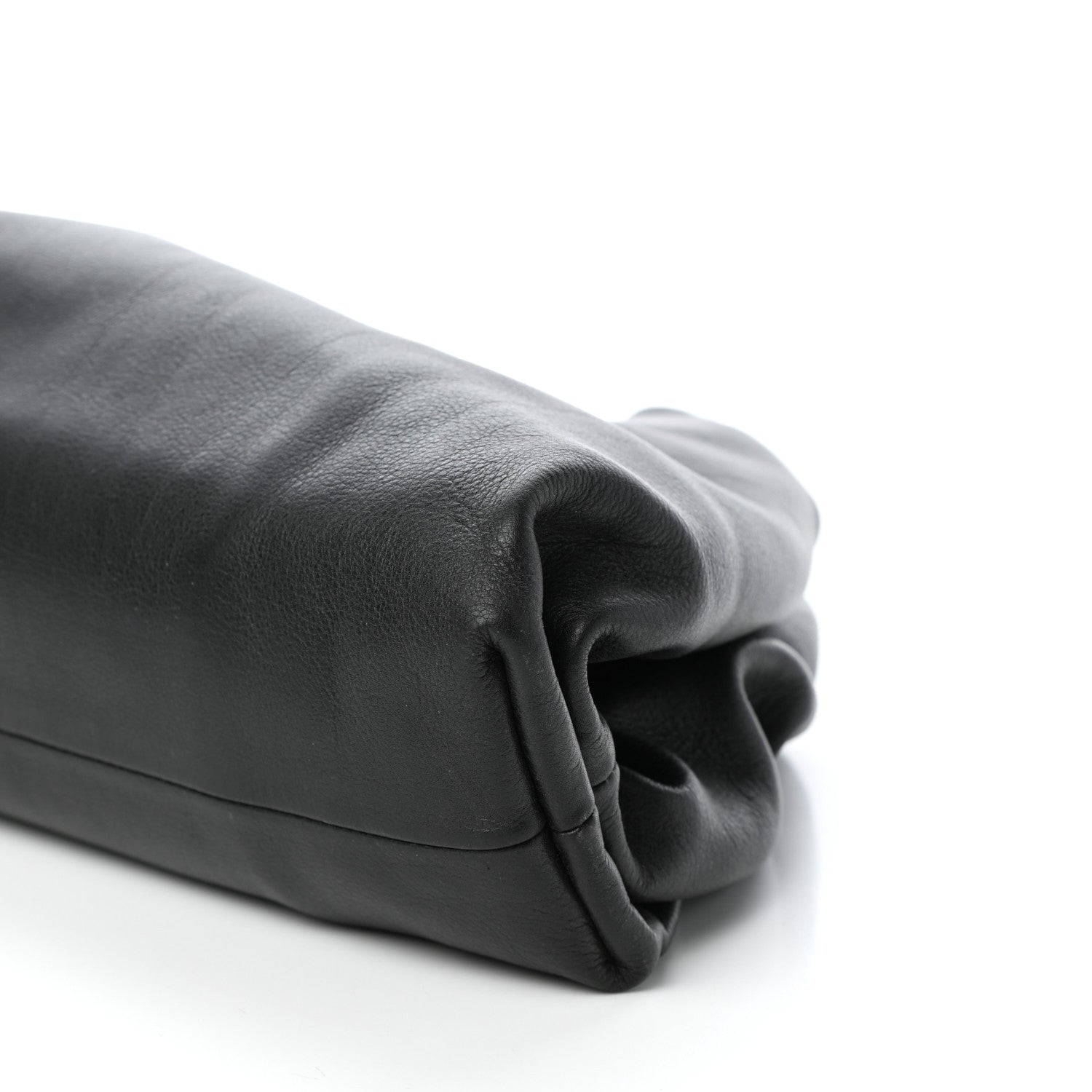 Bottega Veneta Smooth Butter Calf The Pouch Oversized Clutch Black 9 of 9