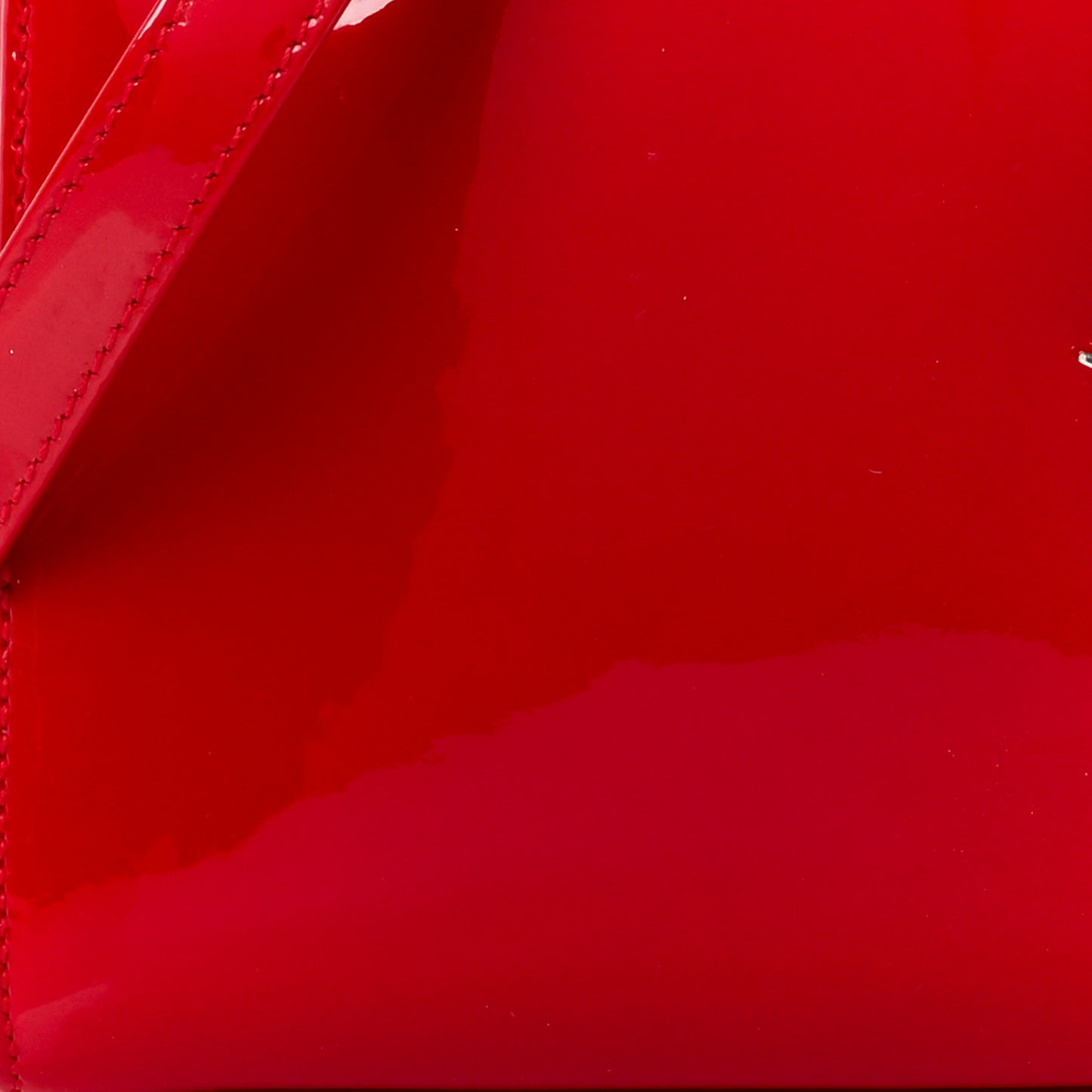 Patent Mini Lady Dior Red