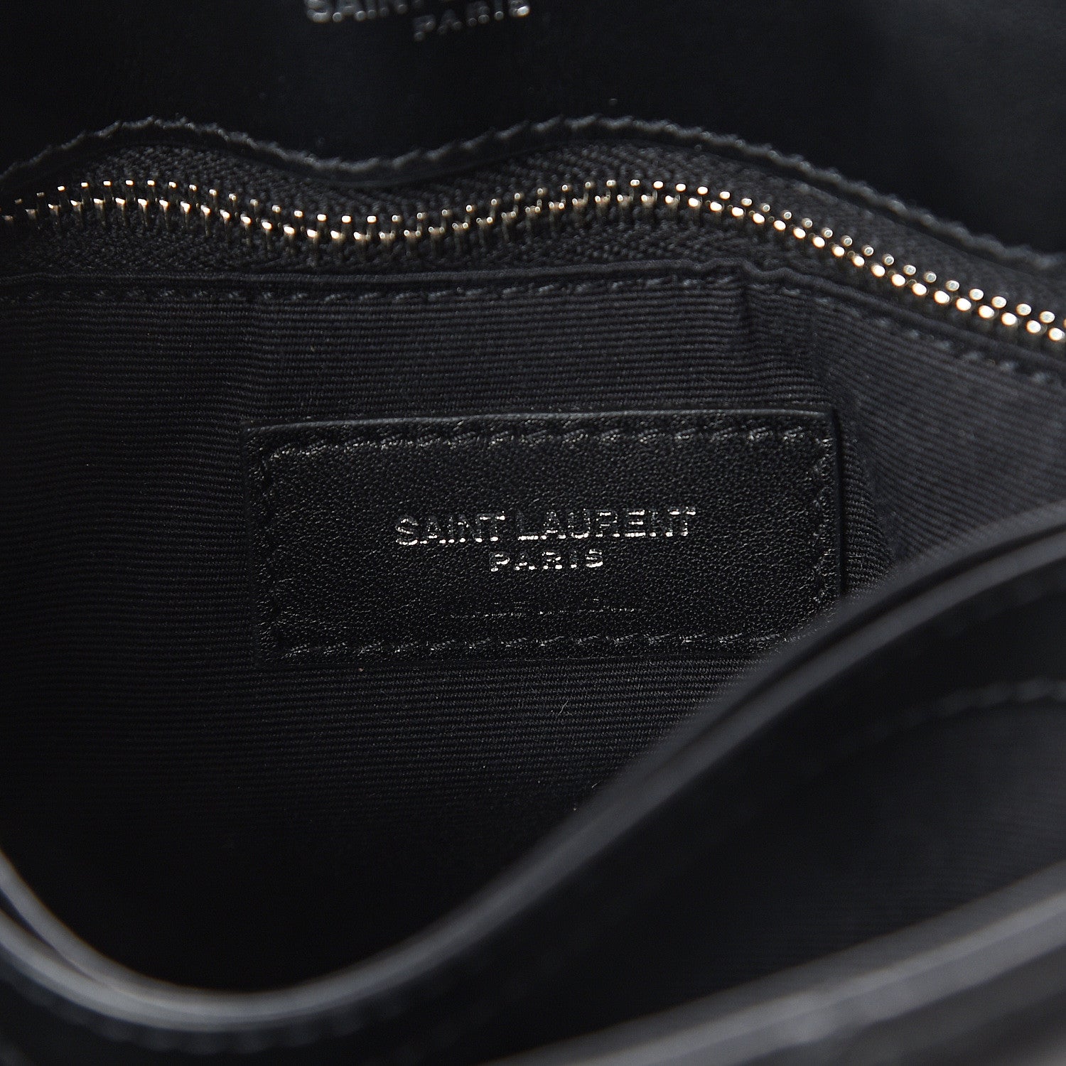 Saint Laurent Calfskin Y Quilted Monogram Toy Loulou Crossbody Bag Black 5 of 7