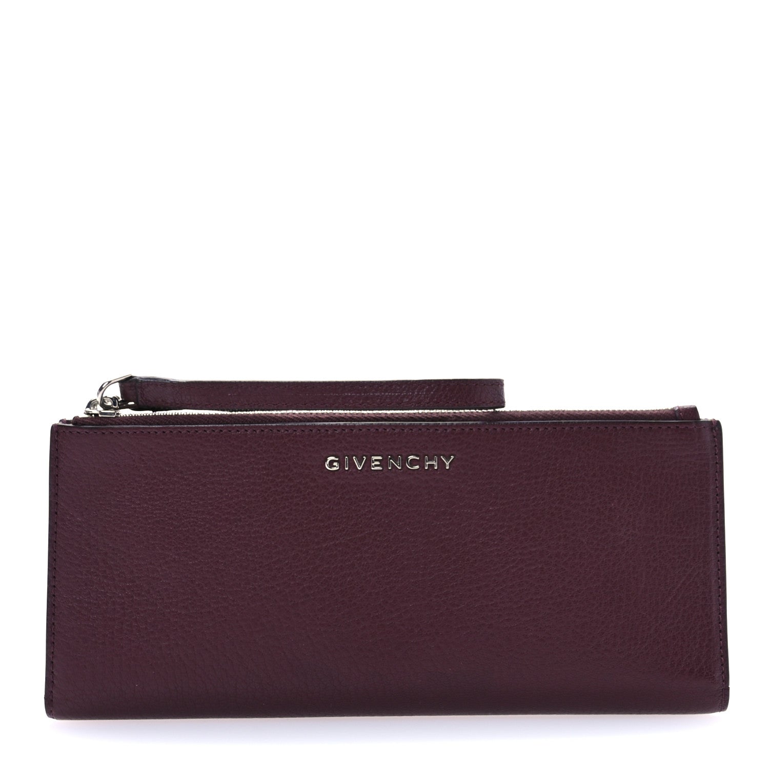 Givenchy Sugar Goatskin Pandora Double Zip Wallet Oxblood Red 1 of 10
