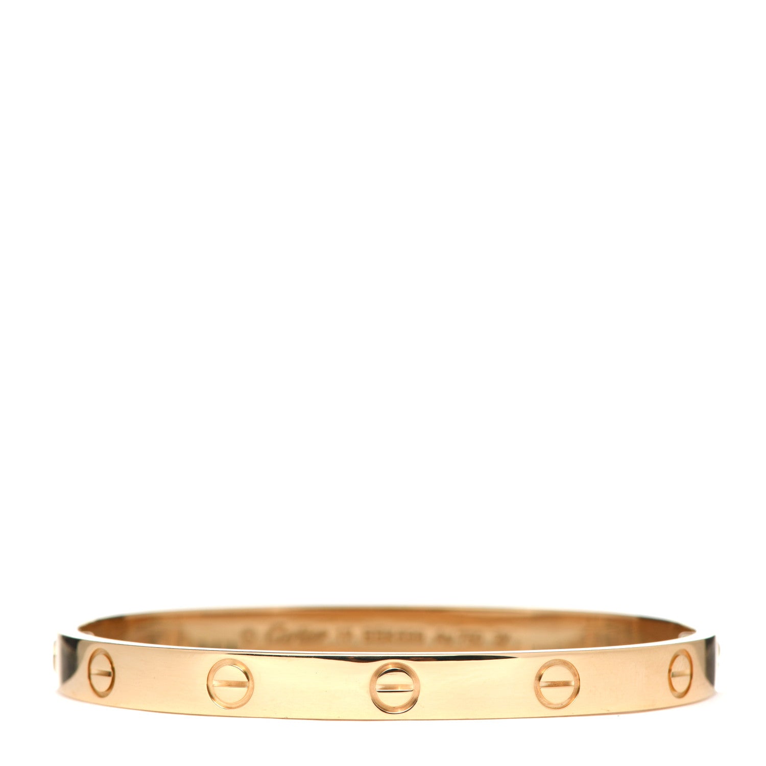Cartier 18K Yellow Gold LOVE Bracelet 17 3 of 6