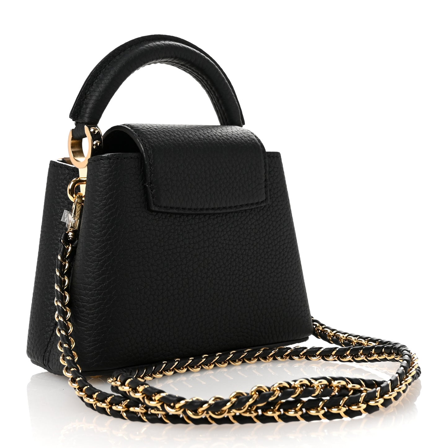 Taurillon Embellished Flower Crown Capucines Nano Black
