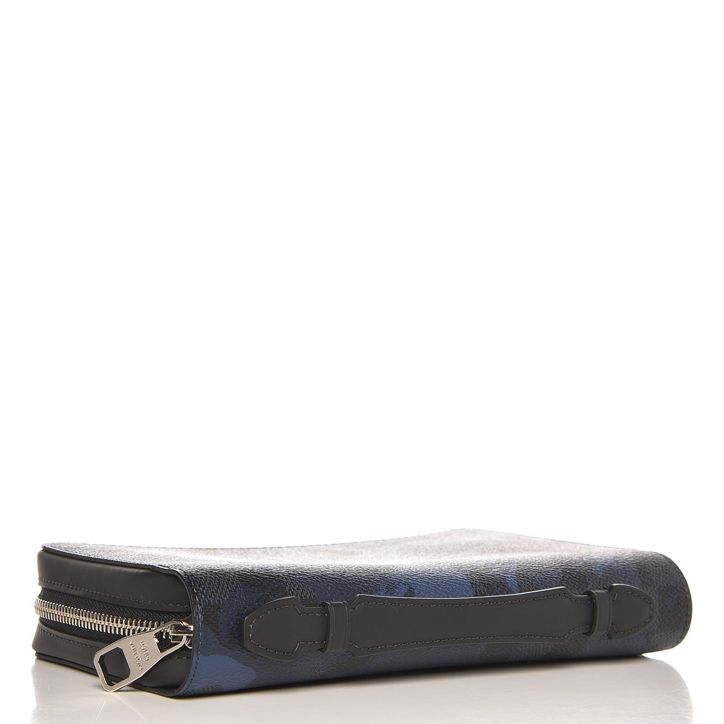 Damier Cobalt Camouflage Zippy XL Wallet Blue