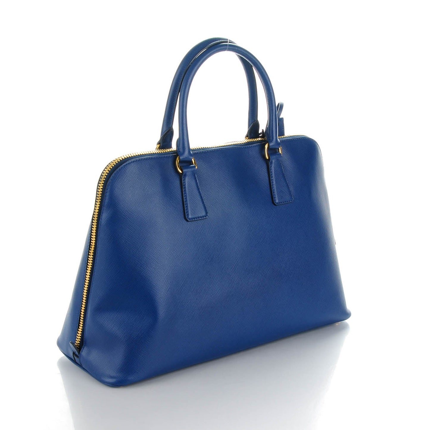 Saffiano Lux Large Promenade Tote Bluette