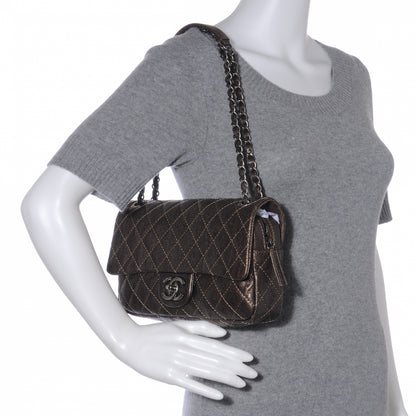 Chanel Iridescent Caviar Chic Caviar Flap Dark Gold 2 of 9