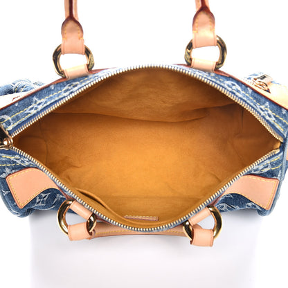 Louis Vuitton Monogram Denim Neo Speedy Blue 5 of 11