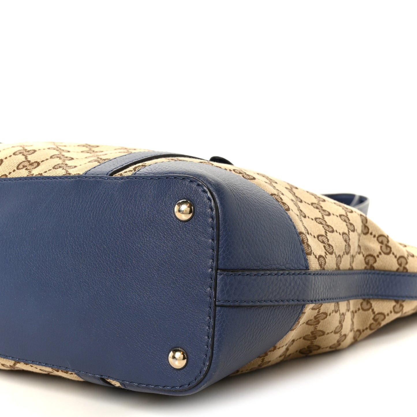 Monogram Cellarius Calfskin Tote Beige Ebony Blue