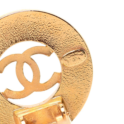 Chanel Round CC Clip On Earrings Gold 4 of 6