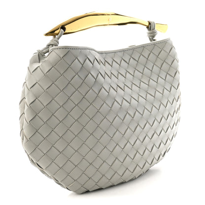 Bottega Veneta Nappa Intrecciato Sardine Bag Agate Grey 3 of 9