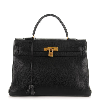Hermes Ardennes Kelly Retourne 35 Black 1 of 20