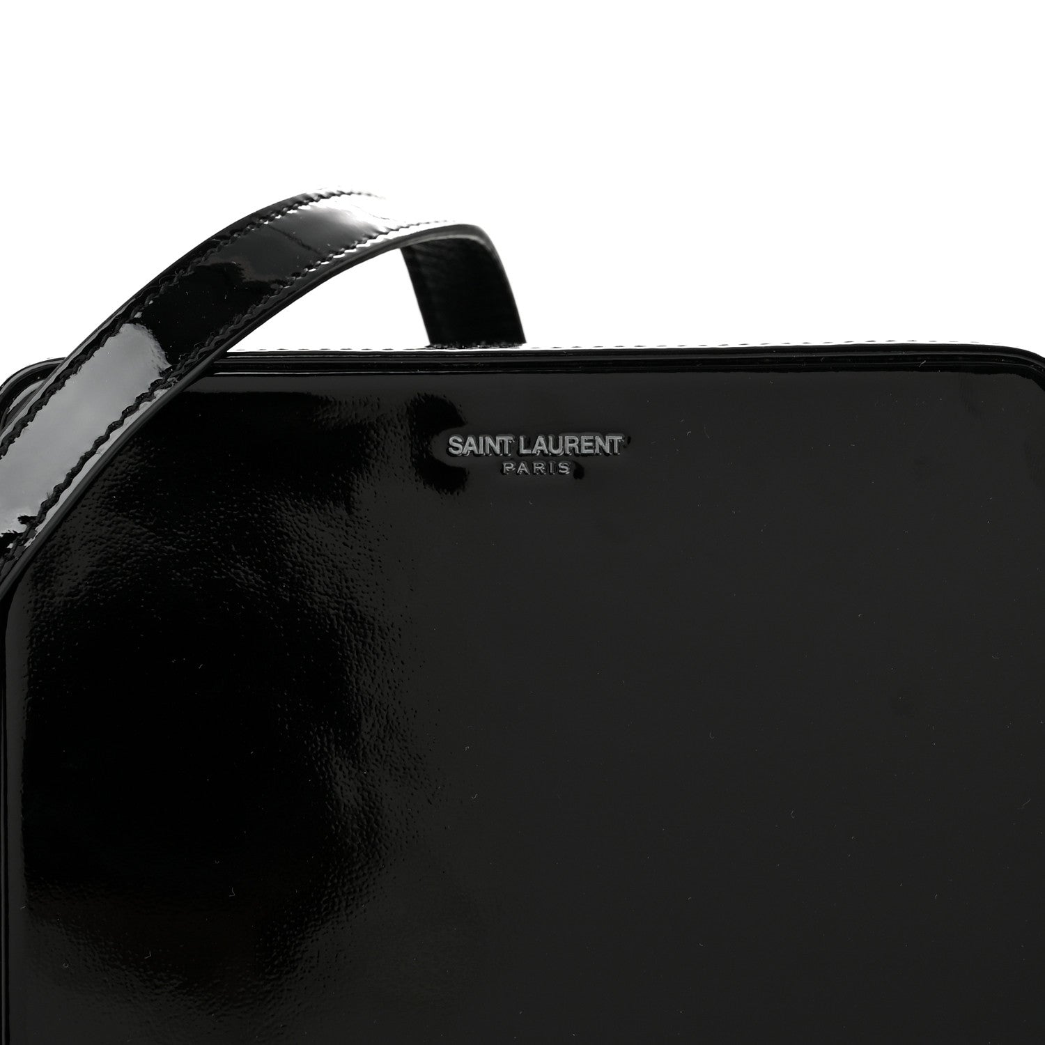 Saint Laurent Patent Camera Shoulder Bag Black 7 of 10