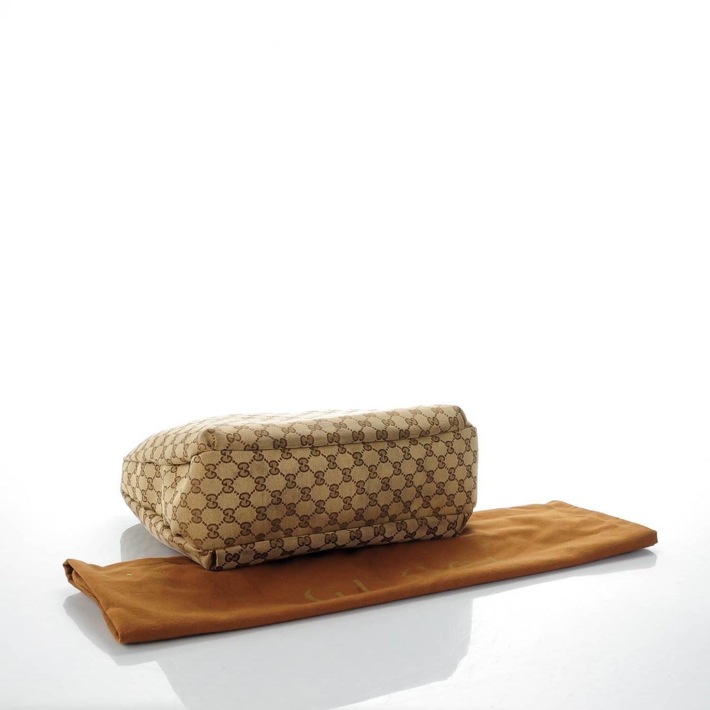 Monogram Large New Ladies Web Hobo Dark Brown