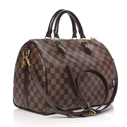 Louis Vuitton Damier Ebene Speedy Bandouliere 30 2 of 9